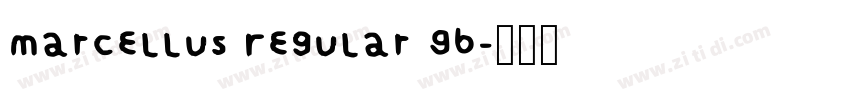 Marcellus Regular GB字体转换